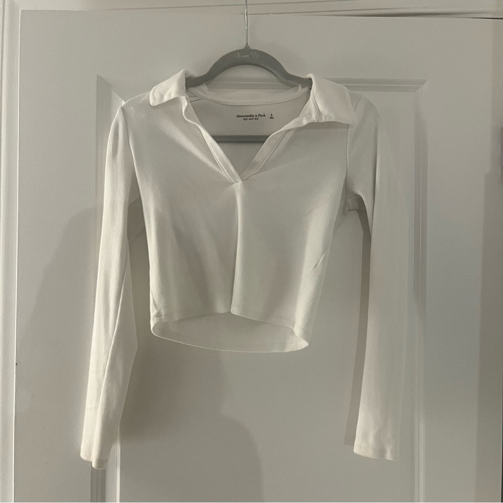 Abercrombie Long Sleeve Crop Top